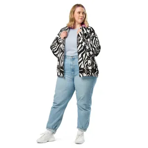 Adinkra Zebra Bomber Jacket, Unisex