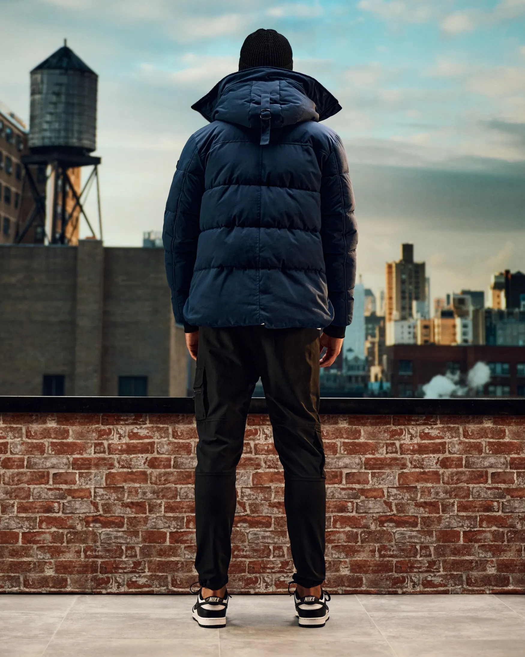 Malelions Men Porter Parka | Navy