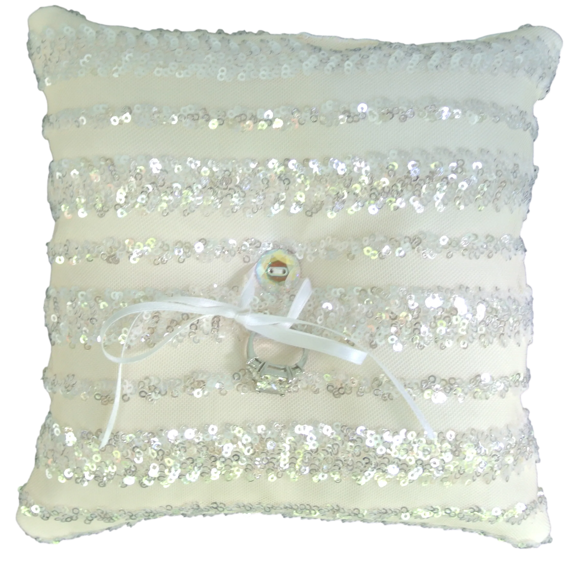 Sequin Shimmer Ring Bearer Pillow