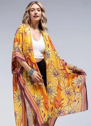 Sunrose Modal Kimono