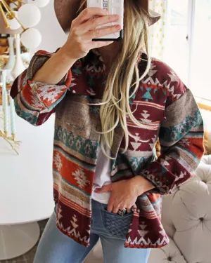 Telluride Shirt Jacket Rust