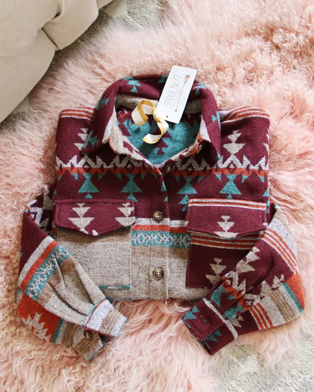 Telluride Shirt Jacket Rust