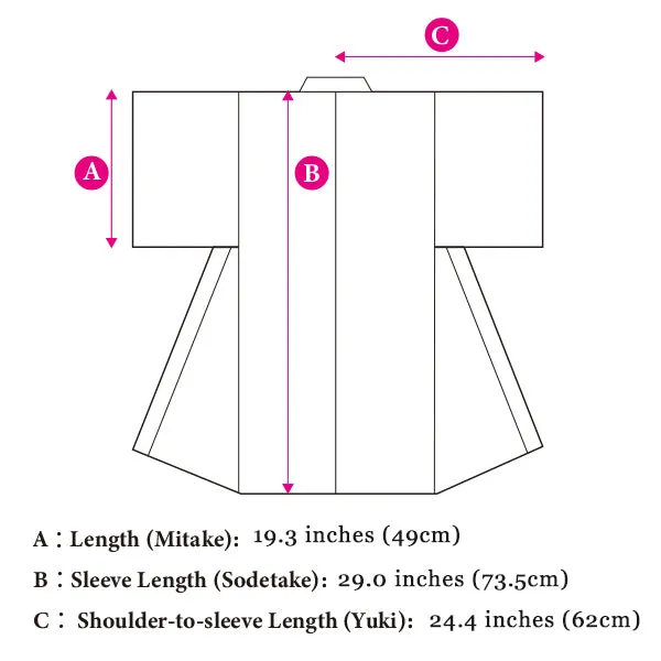 Vintage Haori Kimono Jacket Silk, Golden Yellow base,Cherry Blossoms
