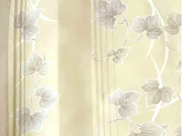 Washable pre-tailored Lined KIMONO【ONE-SIZE】(Random thick stripes and ivy pattern.)