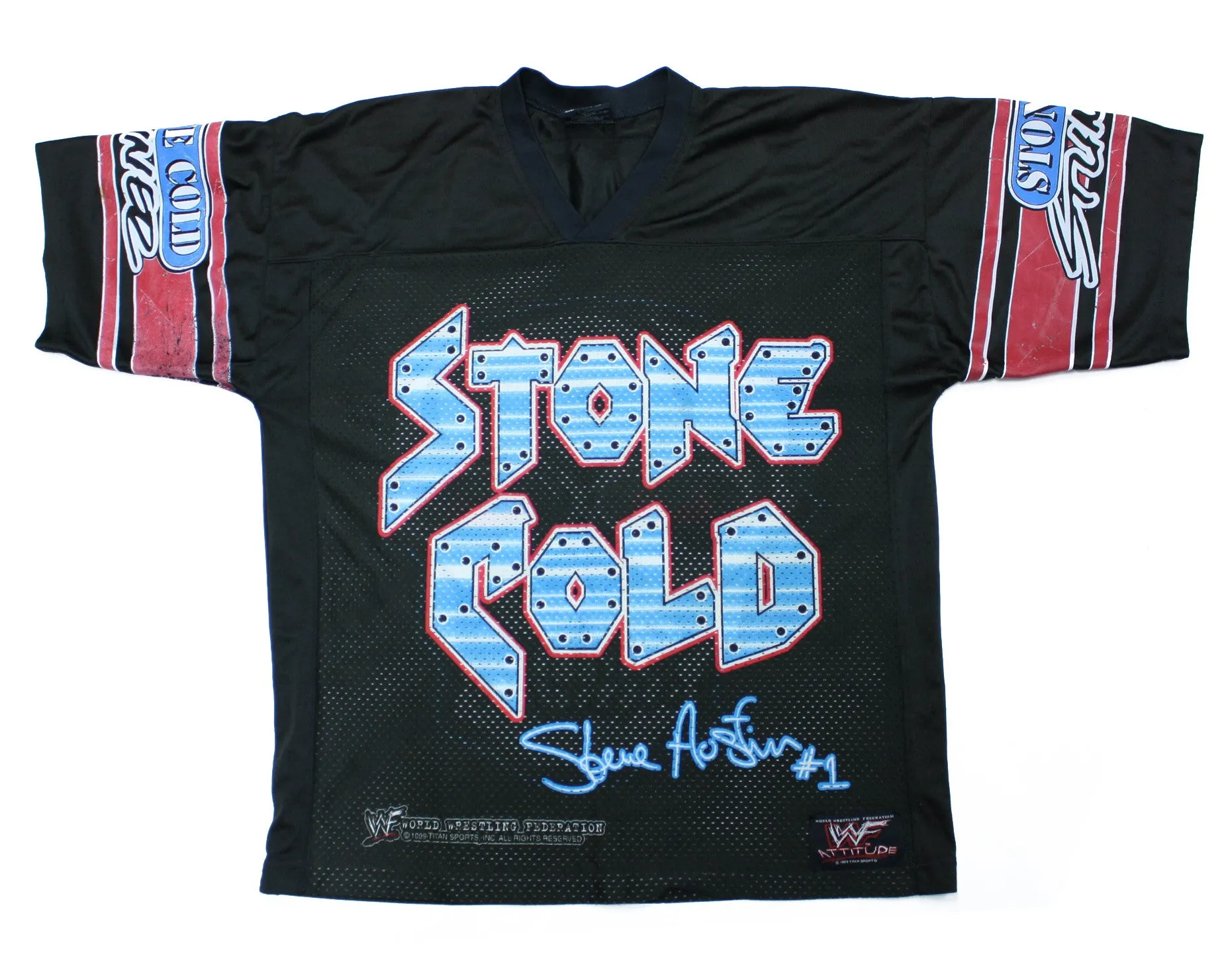 WWF Stone Cold Steve Austin Skull Jersey XL