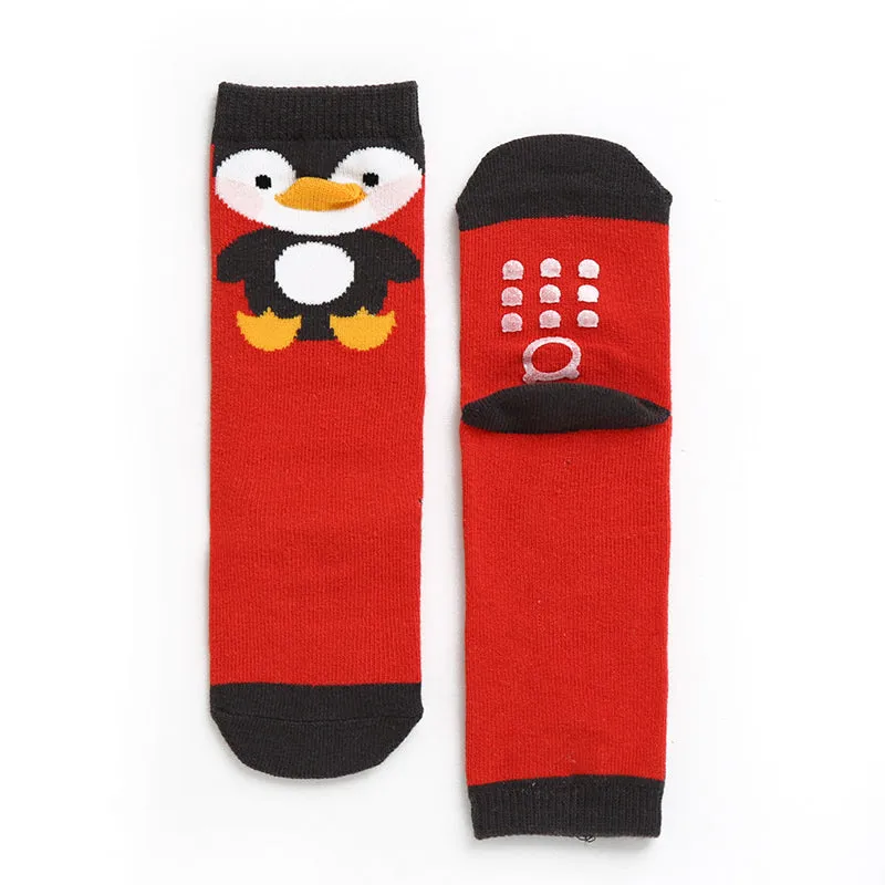 Zoo Penguin Knee Non-Slip Socks V1302