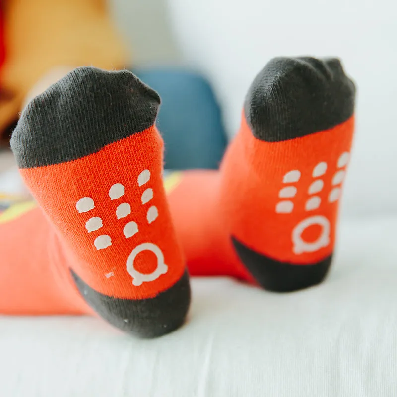 Zoo Penguin Knee Non-Slip Socks V1302