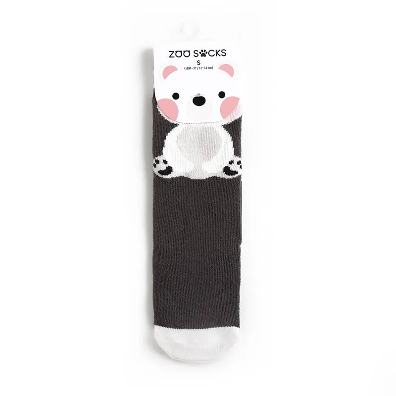 Zoo Polar Bear Knee Non-Slip Socks V1301